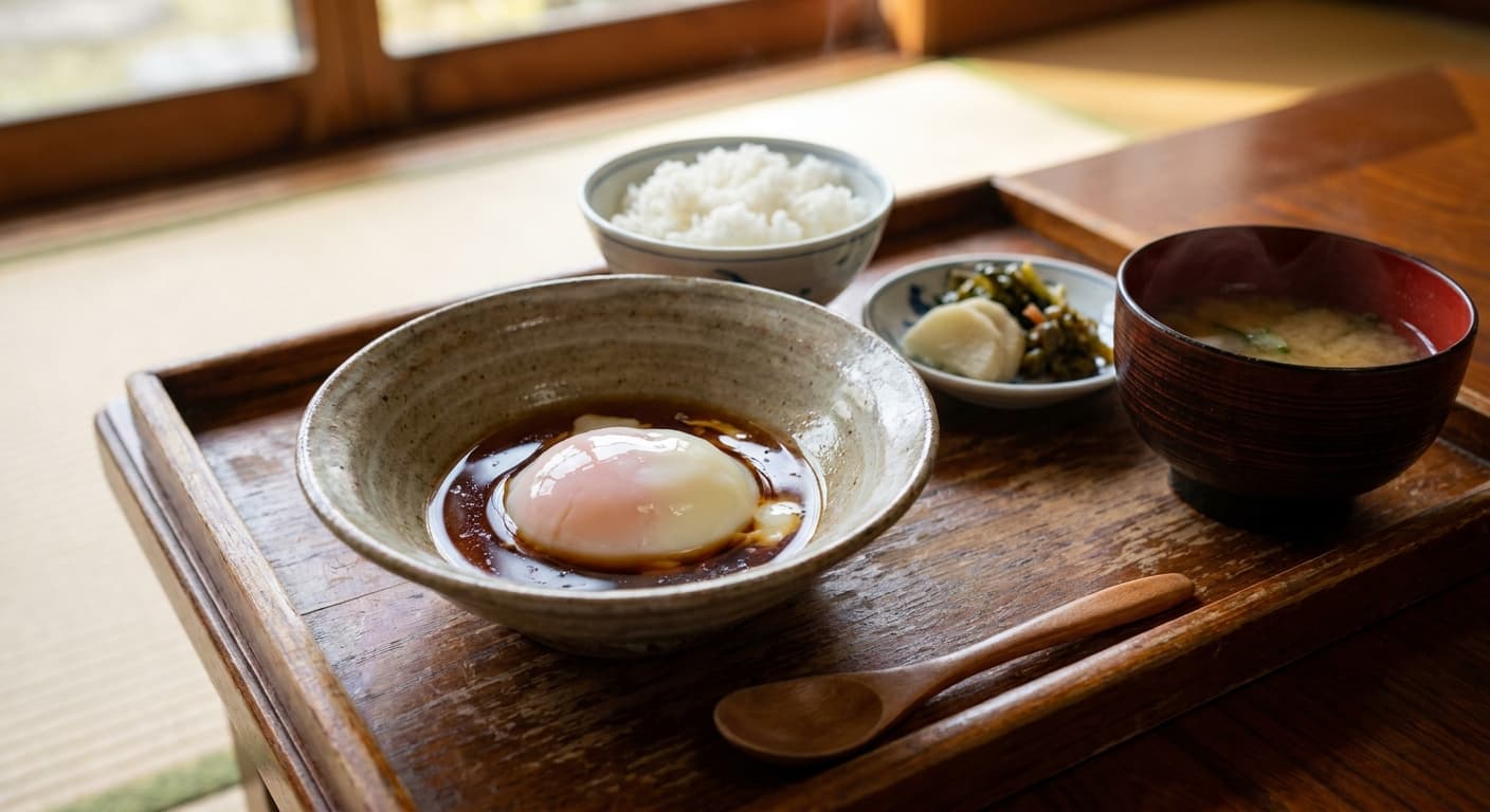 Onsen Tamago — Silky Japanese Hot-Spring Egg - authentic japanese recipe