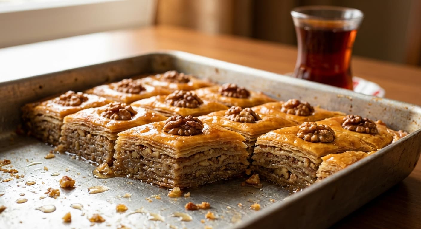 Pakhlava — Azerbaijani Diamond-Cut Baklava with Cardamom - authentic azerbaijani recipe