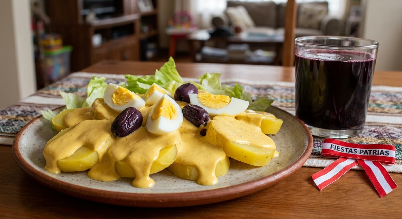 Huancayo-Style Potatoes — Peruvian Potatoes in Ají Amarillo Cheese Sauce - authentic peruvian recipe