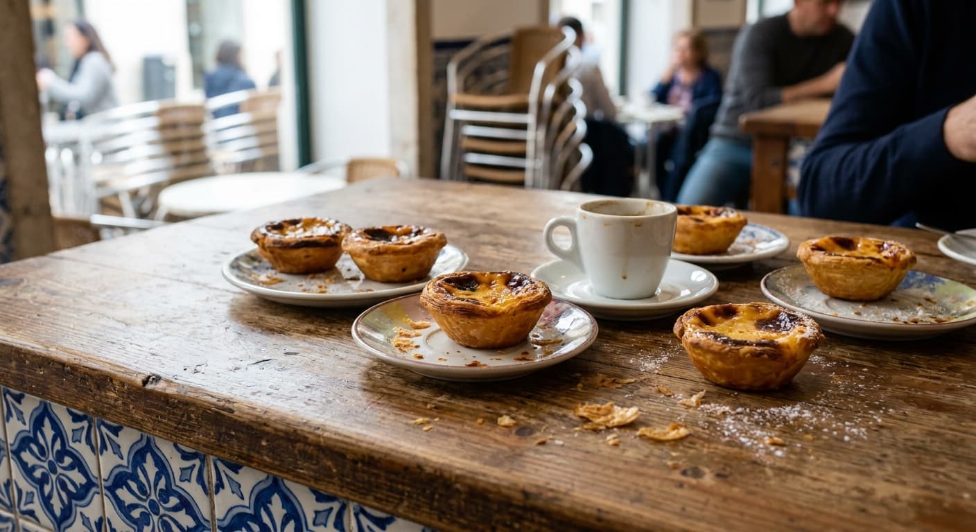 Portuguese Custard Tarts — Flaky Lisbon-Style Custard Pastries - authentic portuguese recipe
