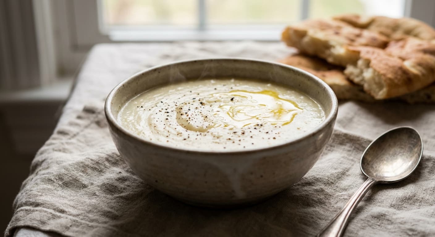 Patageh Beranj — Persian Velvet Rice Potage - authentic persian recipe