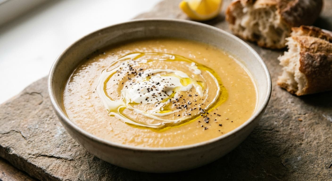 Patāj-e Adas — Persian Silky Lentil Velouté - authentic persian recipe