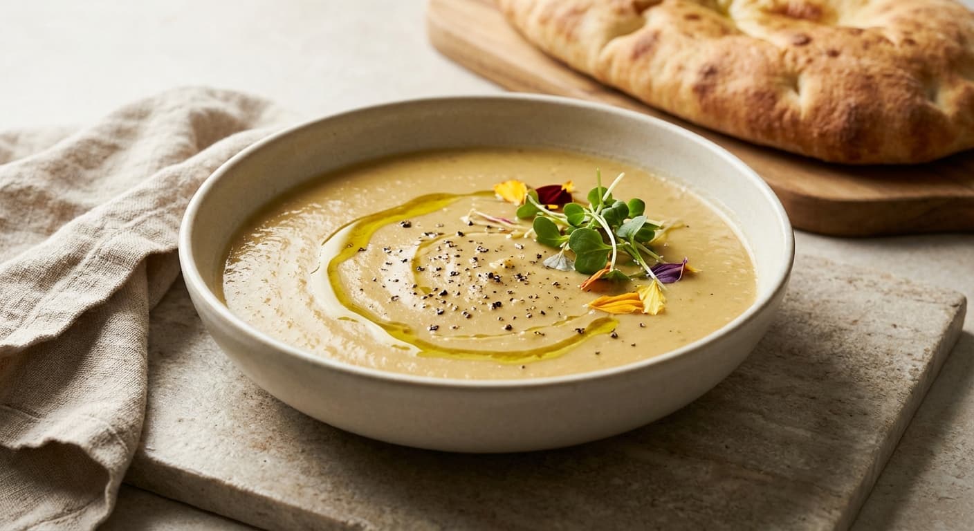 Patazh-e Adas — Persian Silky Lentil Velouté - authentic persian recipe
