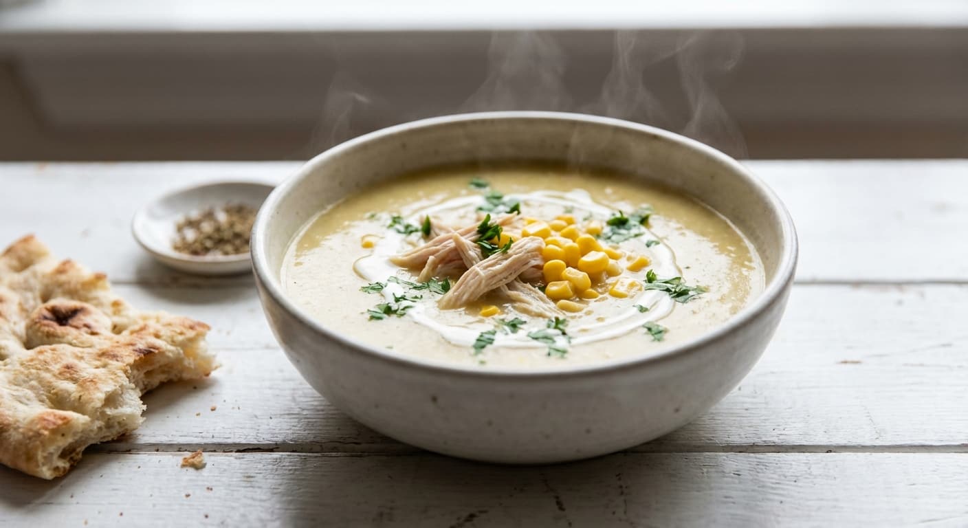Soup-e Zorrat ba Morgh — Persian Chicken and Corn Soup - authentic persian recipe