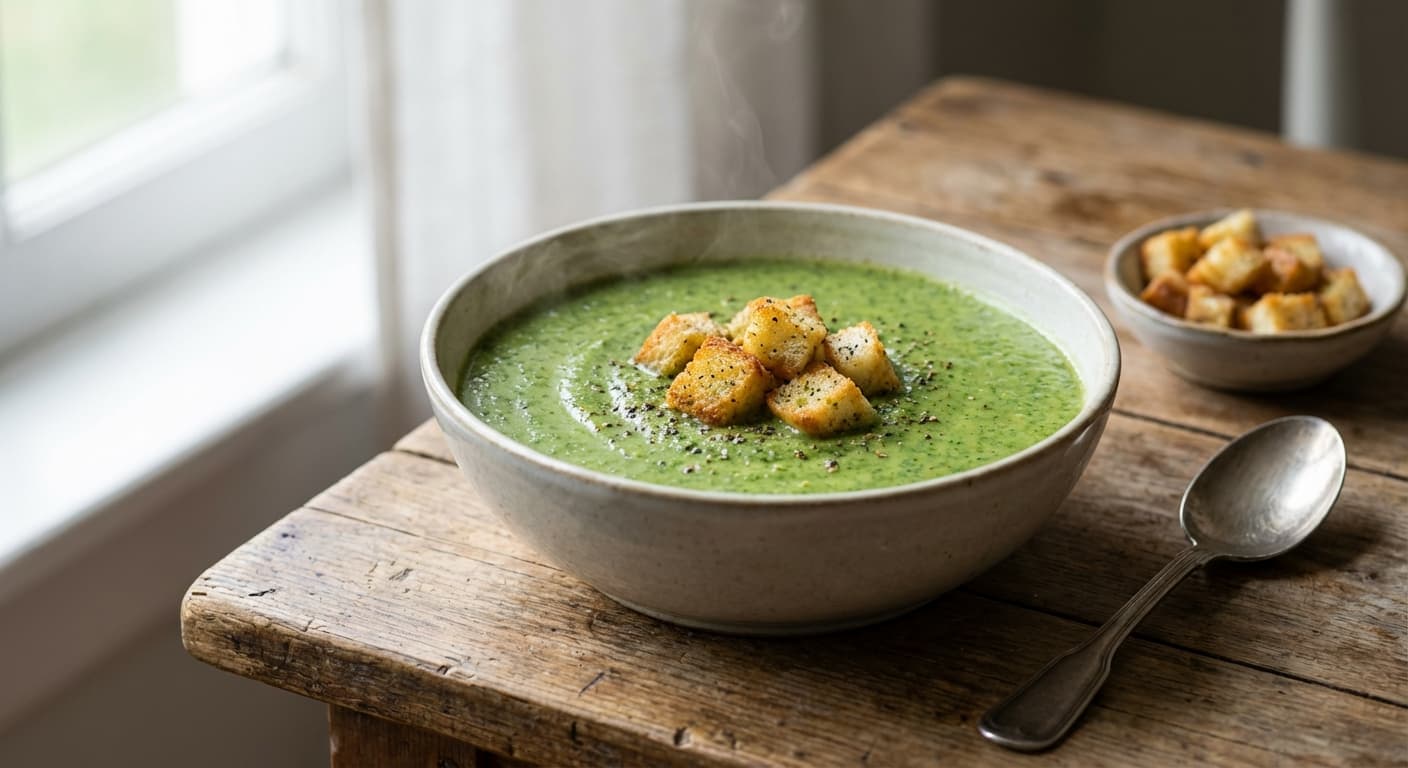Soup-e Broccoli — Persian-Style Creamy Broccoli Soup - authentic persian recipe