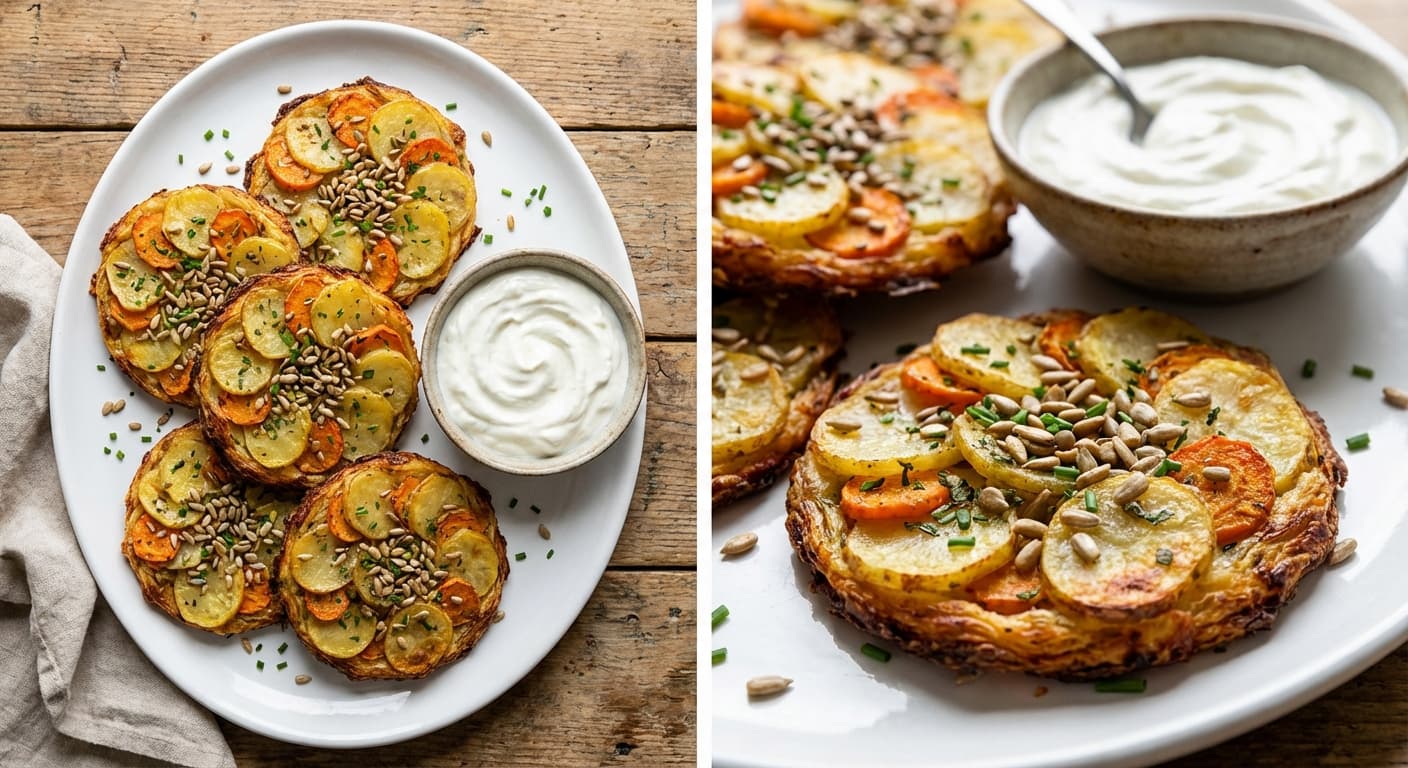 Kuku-ye Sibzamini ( ) — Persian Golden Potato & Root Vegetable Galettes - authentic persian recipe