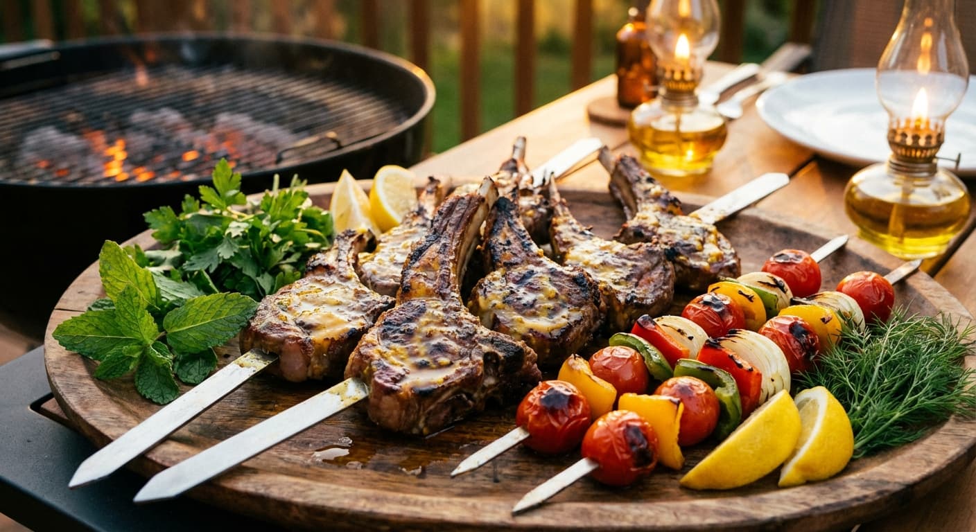 Shishlik — Persian Saffron Yogurt Lamb Kebabs - authentic persian recipe