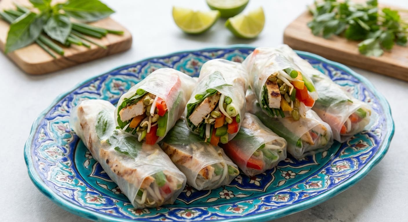 Rul-haye Berenji ( ) — Persian-Style Rice Rolls - authentic persian recipe