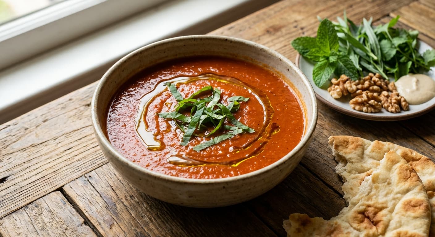 Soop-e Goje Farangi ba Bademjan — Persian Tomato and Eggplant Soup - authentic persian recipe