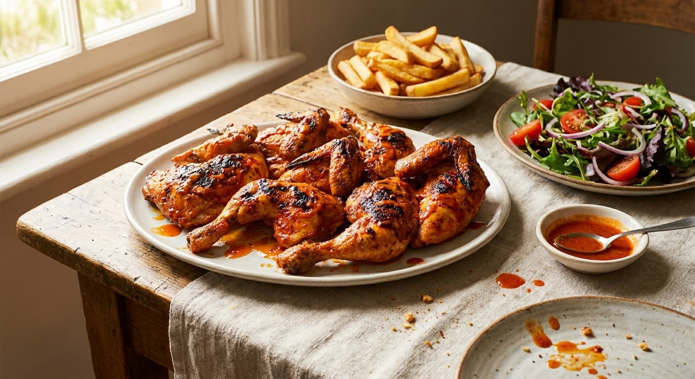 Piri-Piri Chicken — Charred Portuguese Chile-Garlic Grilled Chicken - authentic portuguese recipe