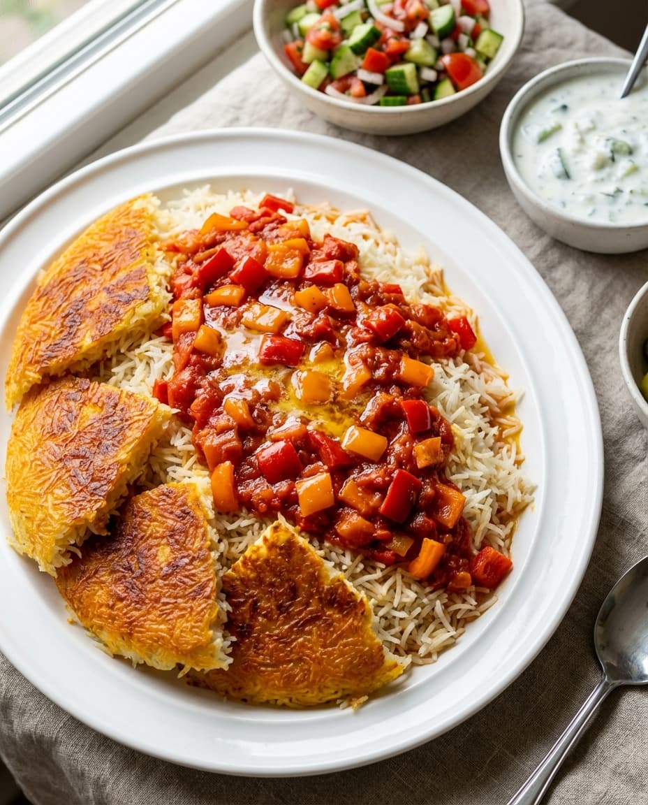 Polo Portugali — Persian Portuguese-Style Rice - authentic persian recipe