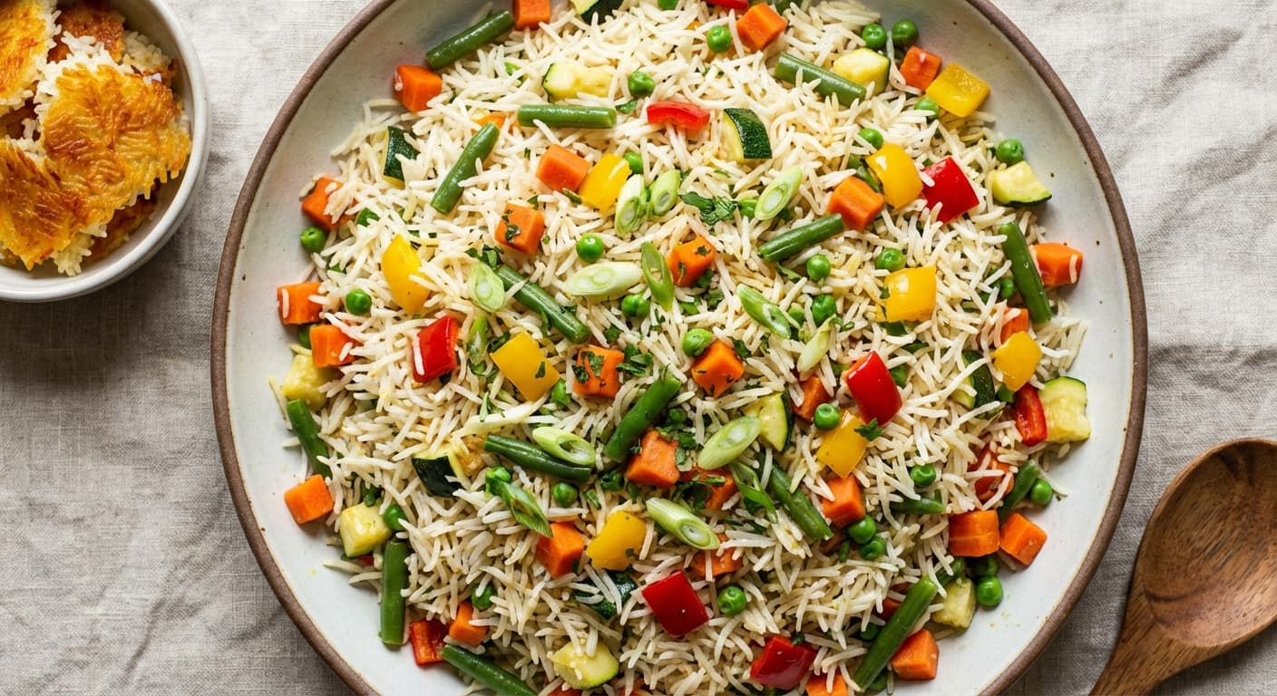 Polo Sabzijat — Persian-Style Vegetable Pilaf - authentic persian recipe