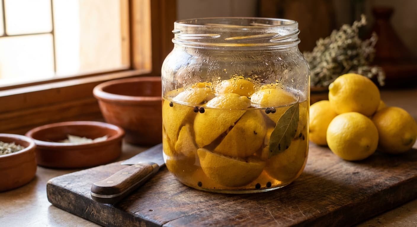 Preserved Lemons — Moroccan Salt-Cured Lemons for Tagines - authentic moroccan recipe