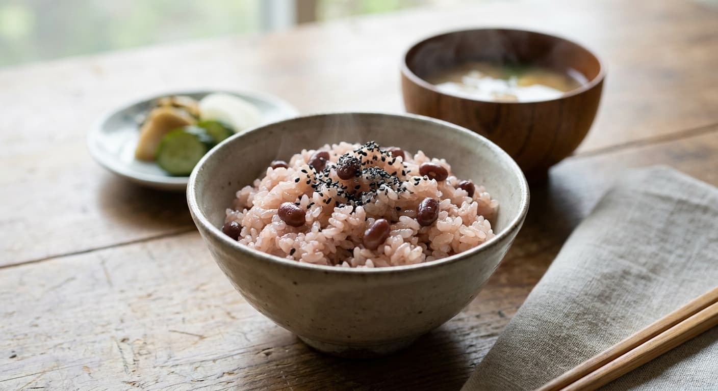 Sekihan (赤飯) - authentic japanese recipe