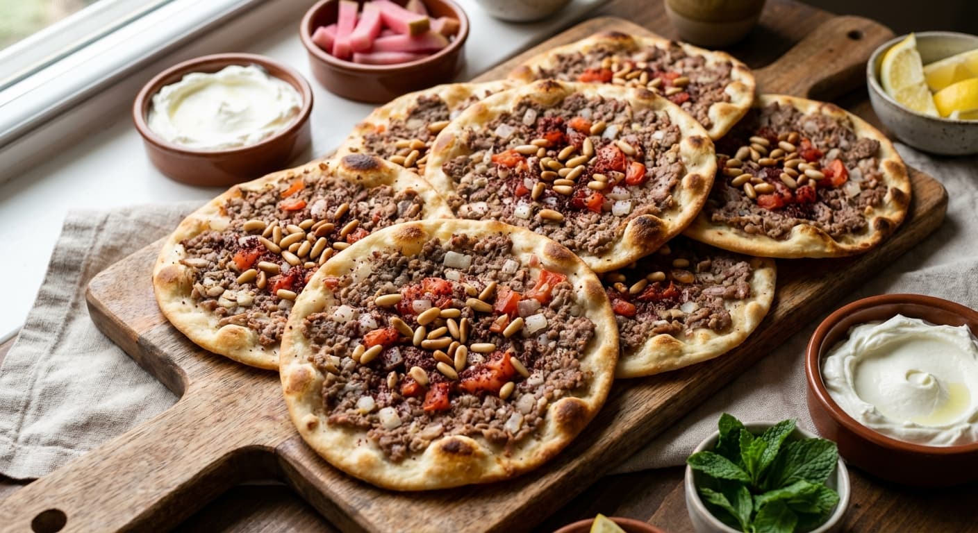 Sfiha Baalbekiye — Lebanese Open Meat Pies from Baalbek - authentic lebanese recipe