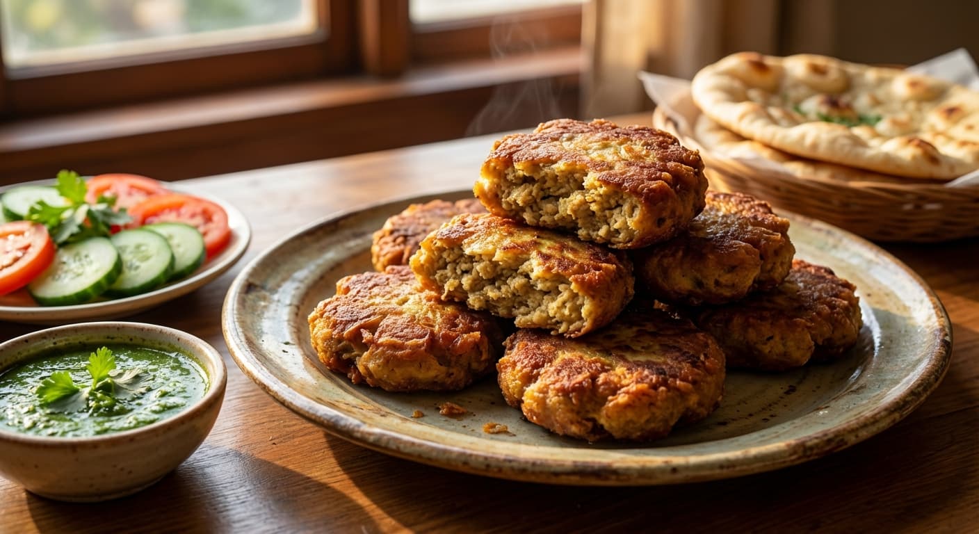 Shami Kebab — Afghan Lentil and Meat Patties - authentic afghan recipe
