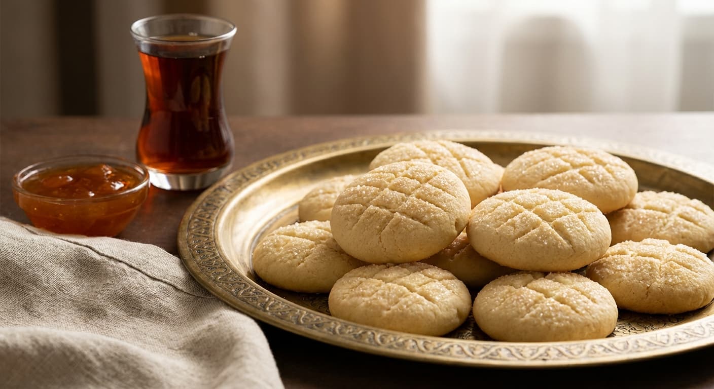 Shekar Choreyi — Azerbaijani Sugar Cookies with a Tender Crumb - authentic azerbaijani recipe