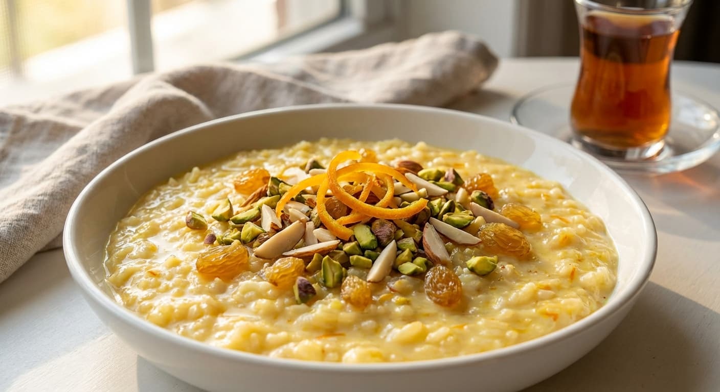 Shola-e Shireen — Afghan Sweet Rice with Nuts and Orange Peel - authentic afghan recipe