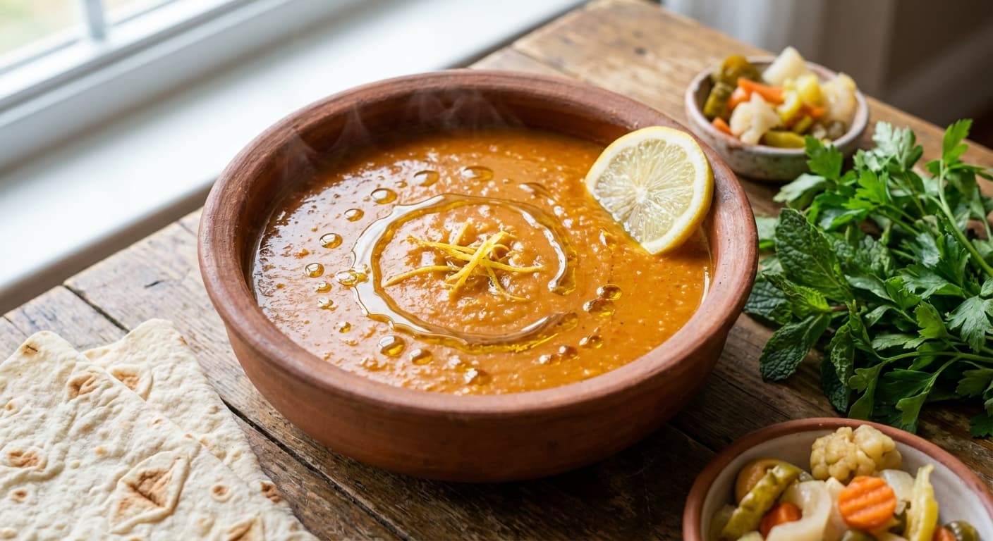 Soup-e Dal Adas — Southern Persian Red Lentil Soup - authentic persian recipe
