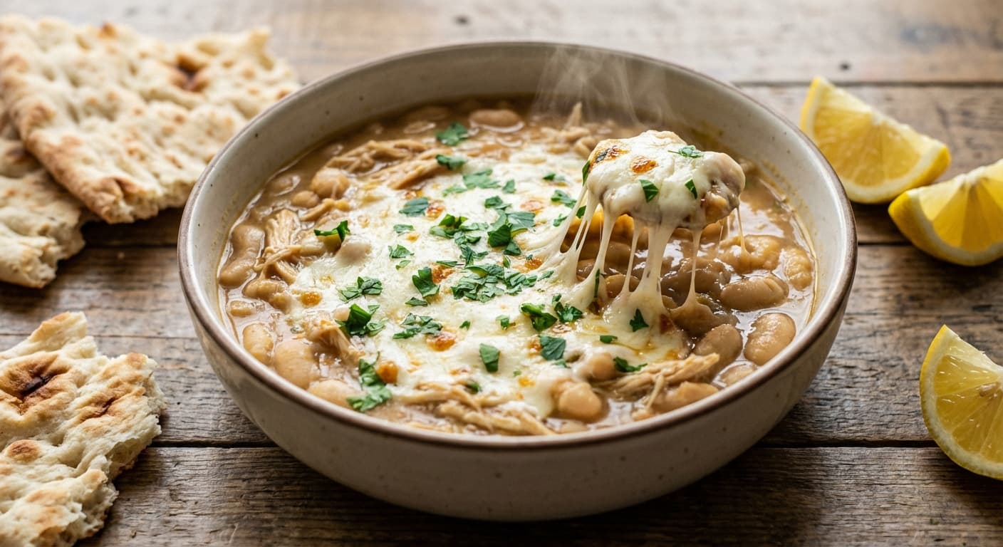 Sup-e Lobia — Persian White Bean Soup with Chicken - authentic persian recipe