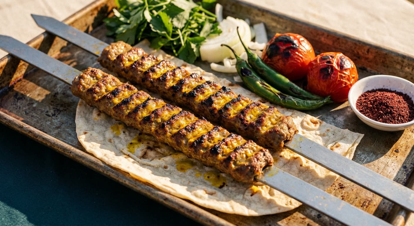 Tabriz Lule Kebab — Azerbaijani-Style Ground Lamb Skewers - authentic azerbaijani recipe