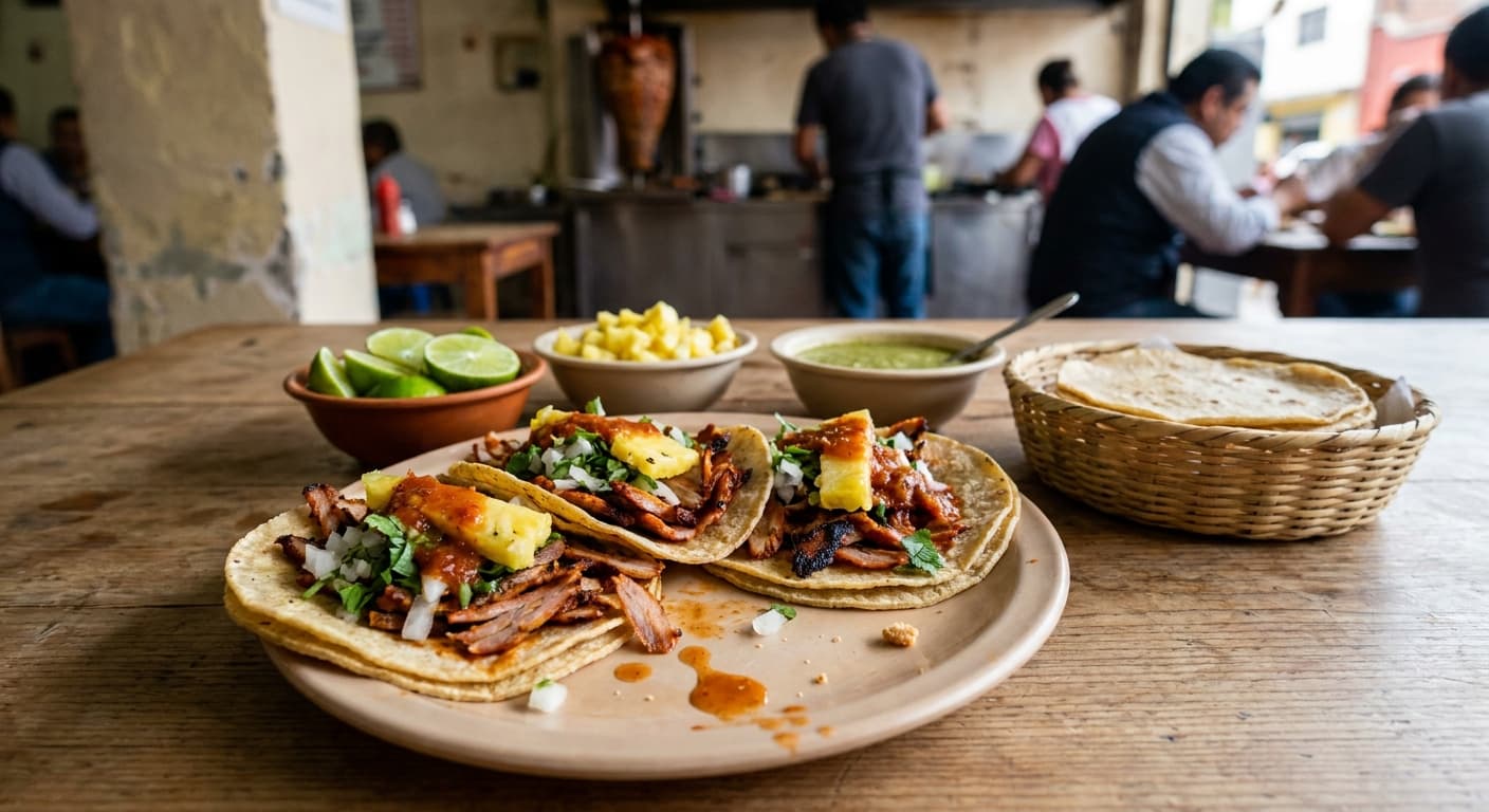 Tacos al Pastor — Adobo-Marinated Pork Tacos with Pineapple - authentic mexican recipe