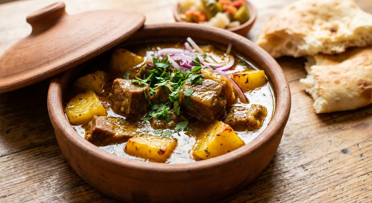 Tas Kebab — Azerbaijani Pot Kebab with Potatoes - authentic azerbaijani recipe