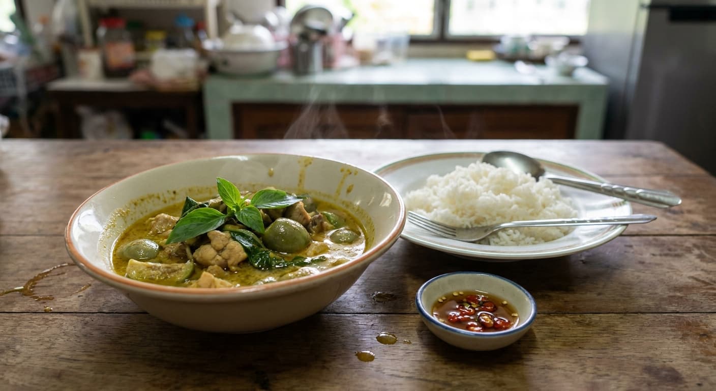 Thai Green Curry — Fragrant Coconut Chicken Curry - authentic thai recipe