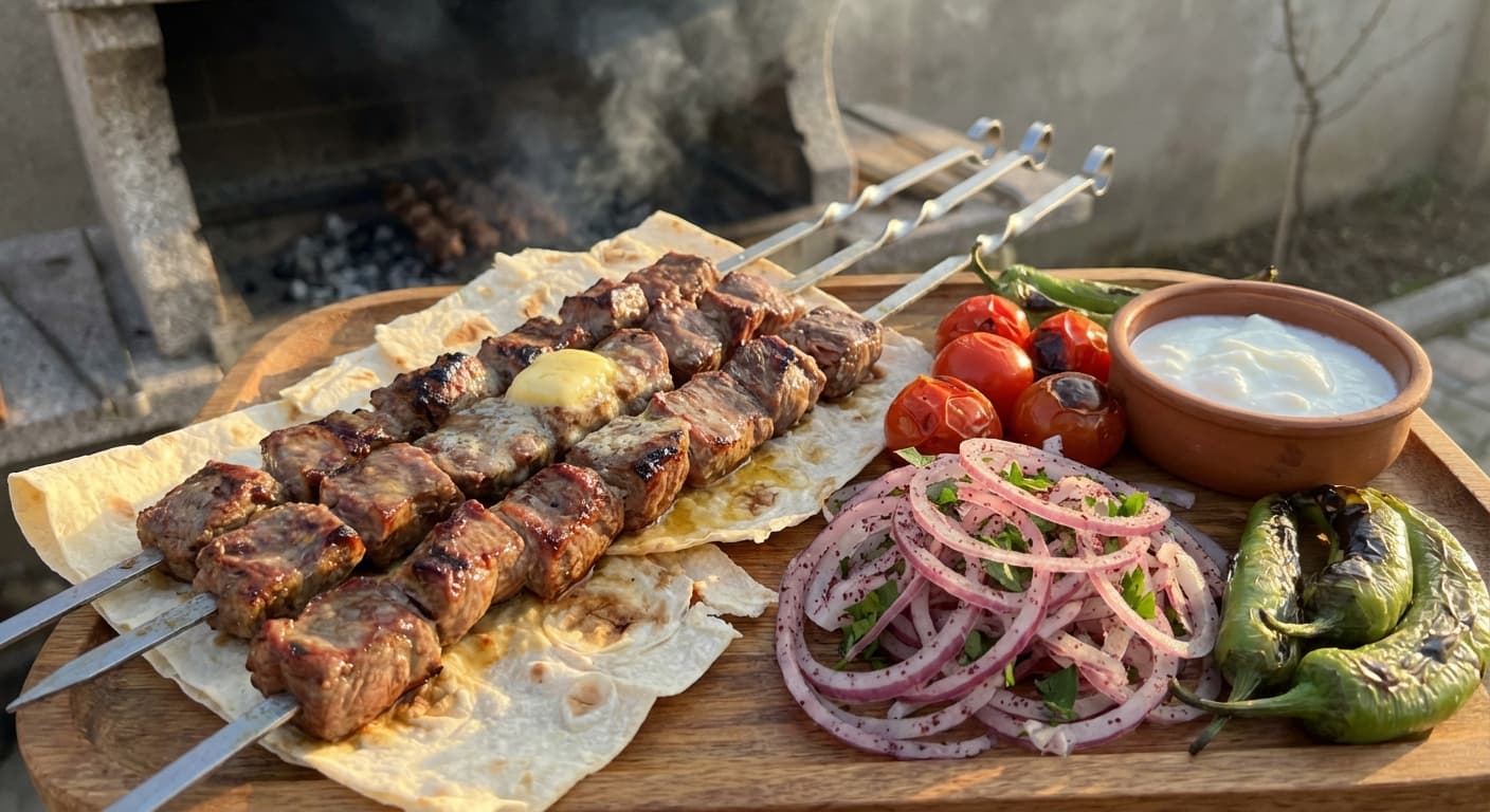 Tike Kebab — Azerbaijani Cubed Lamb Shish Kebab - authentic azerbaijani recipe