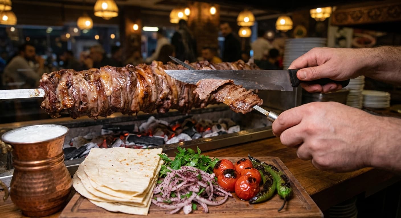 Turkish Cağ Kebab — Erzurum Slow-Roasted Charcoal Lamb Skewer - authentic turkish recipe