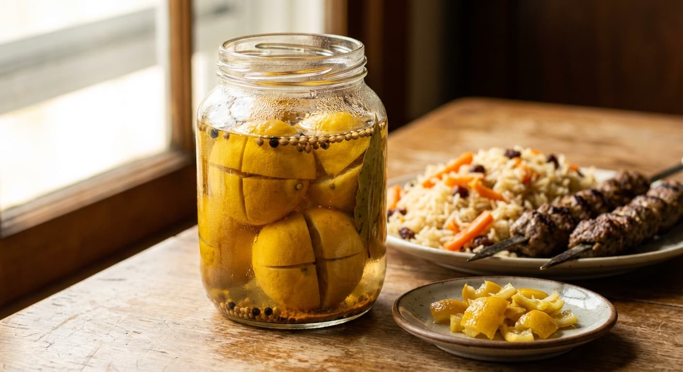 Turshi Limu — Afghan-Style Salt-Preserved Pickled Lemons - authentic afghan recipe