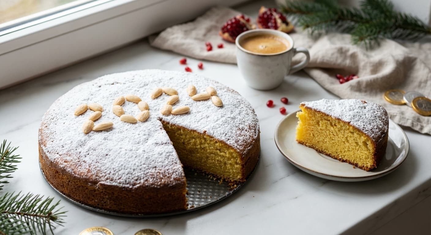 Vasilopita — Greek New Year’s Coin Cake - authentic greek recipe