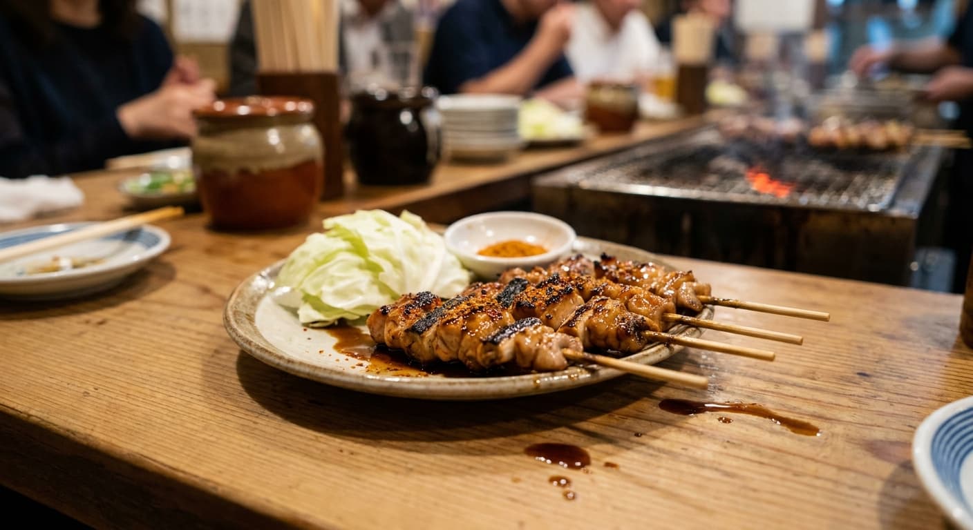 Yakitori — Japanese Grilled Chicken Skewers - authentic japanese recipe