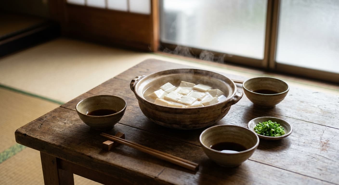 Yudofu — Japanese Simmered Tofu Hot Pot - authentic japanese recipe