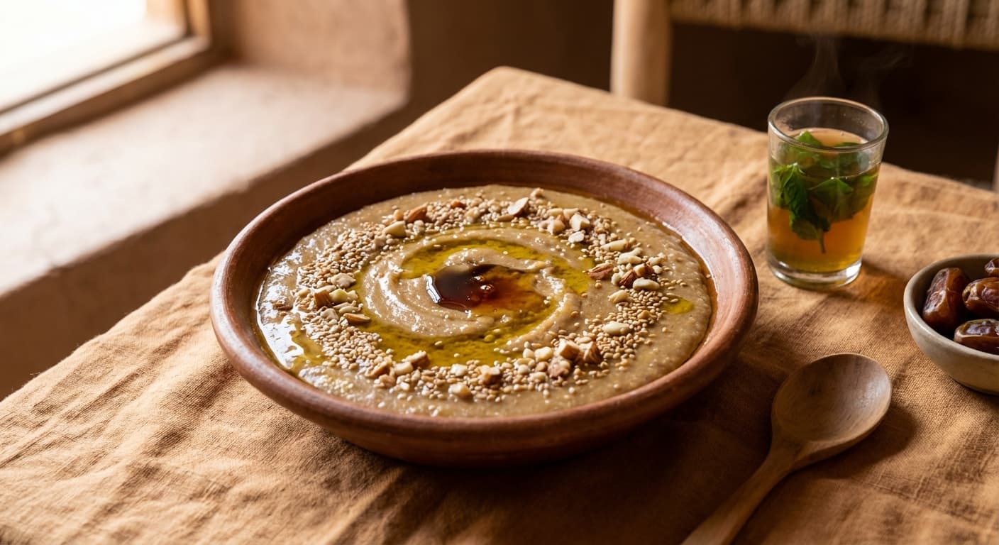 Zemita — Moroccan Roasted Flour Energy Porridge - authentic moroccan recipe