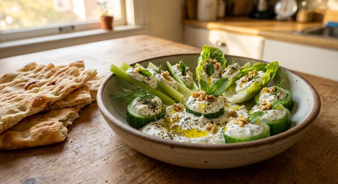 Sabzi Khordan Dolmeh — Persian-Style Stuffed Herbs & Labneh Bites - authentic persian recipe