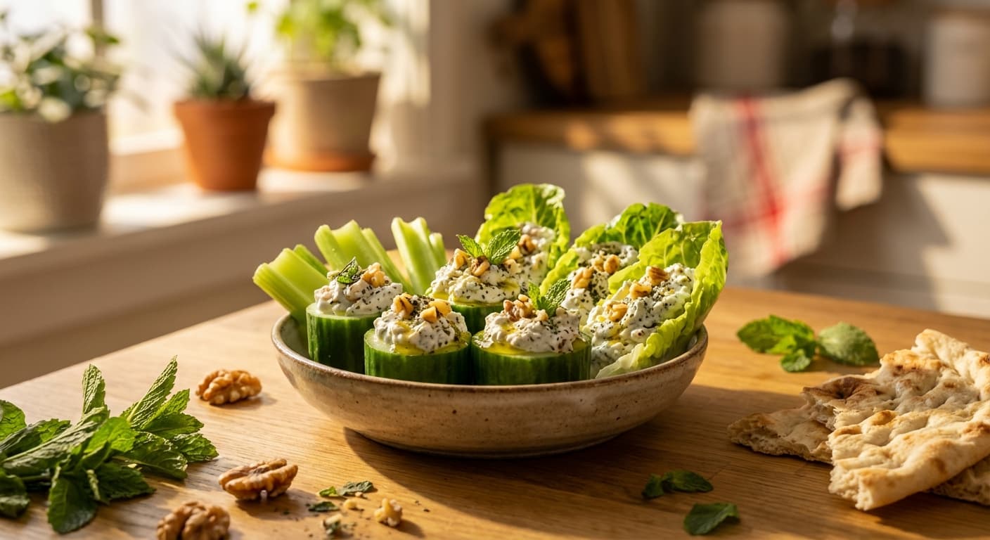 Sabzi Khordan Labneh Bites — Persian-Style Stuffed Herb & Yogurt Hors d’Oeuvres - authentic persian recipe