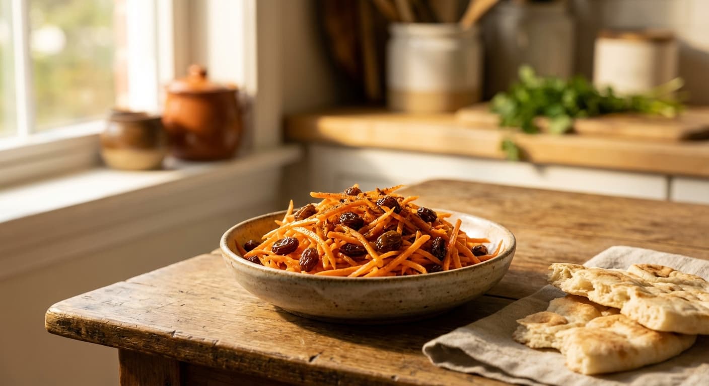 Salad-e Havij-o Keshmesh — Persian Carrot and Raisin Salad - authentic persian recipe