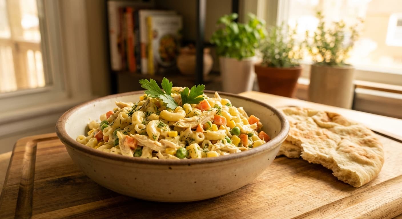Salad-e Makaroni Sard — Persian Cold Pasta Salad - authentic persian recipe