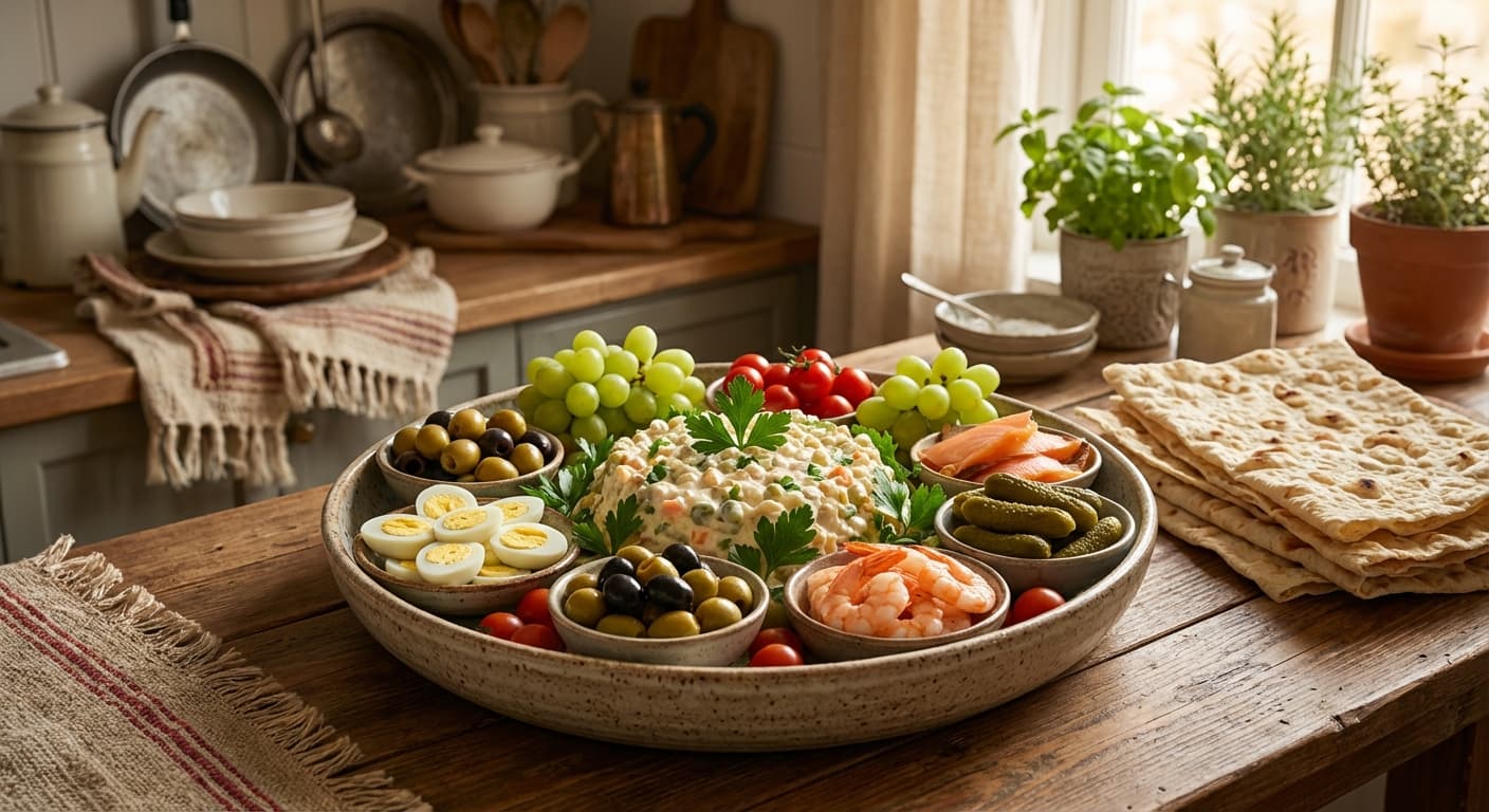 Sini Ardour-e Mota’faavet — Persian Celebration Hors d’Oeuvres Platter - authentic persian recipe
