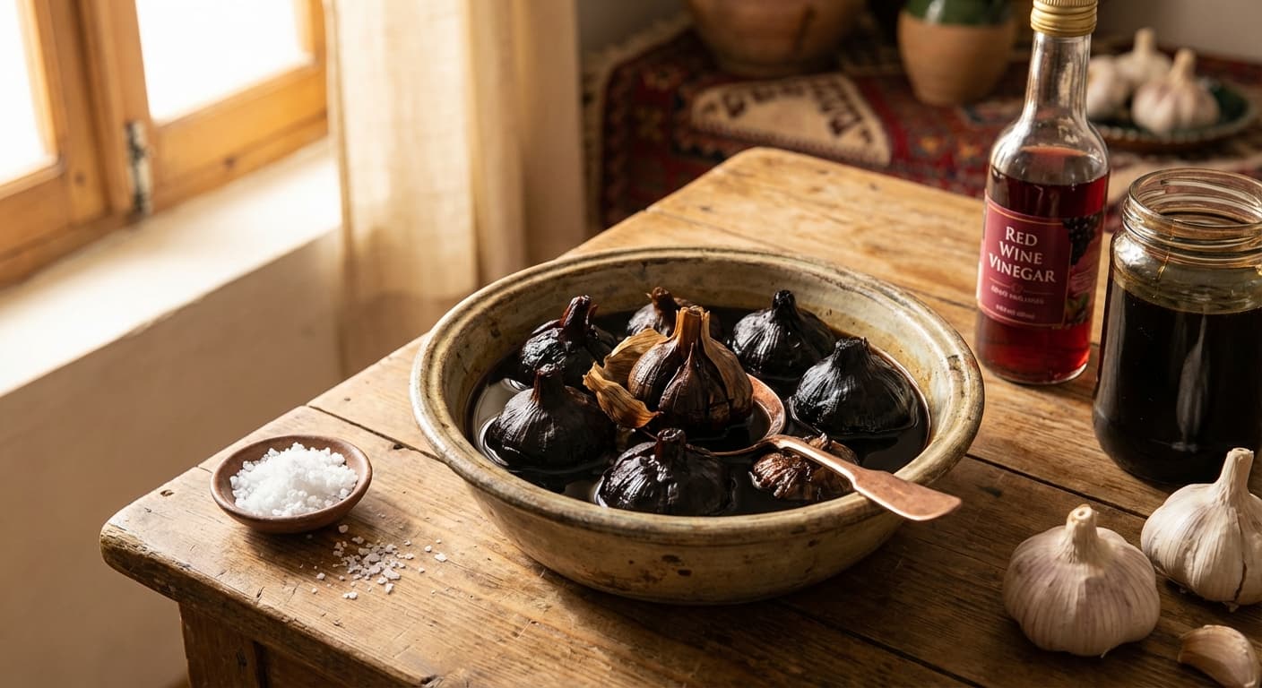 Sir Torshi — Aged Persian Garlic Pickle from Gilan - authentic persian recipe