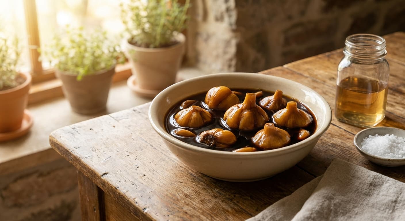 Sir Torshi — Persian Aged Garlic Pickle from Gilan - authentic persian recipe