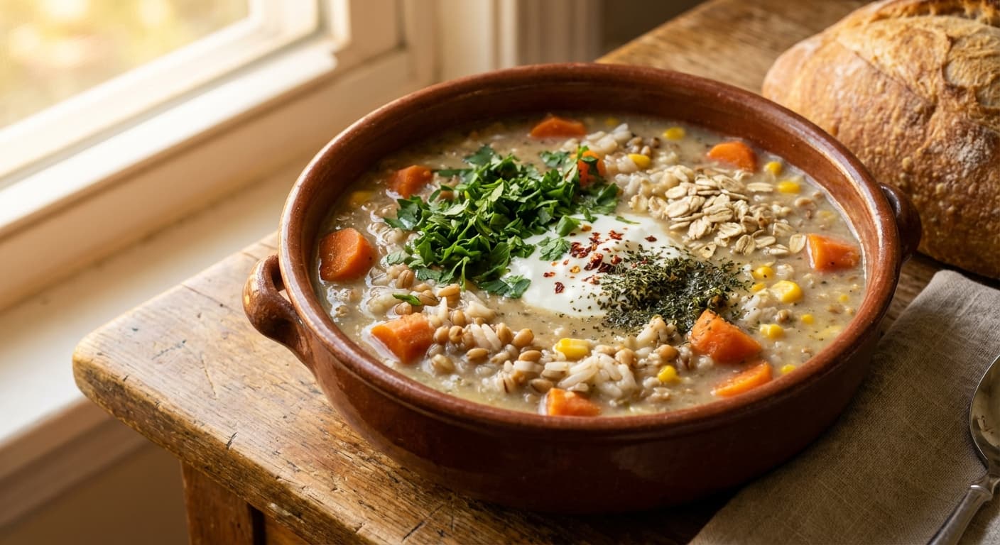 Soup-e Ghalat — Persian Grain Soup - authentic persian recipe