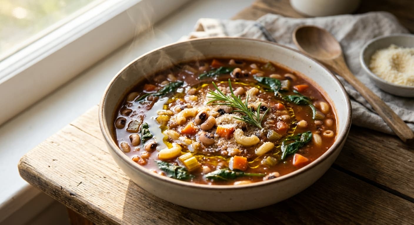 Soup-e Makaroni — Persian Macaroni & Black-Eyed Pea Soup - authentic persian recipe