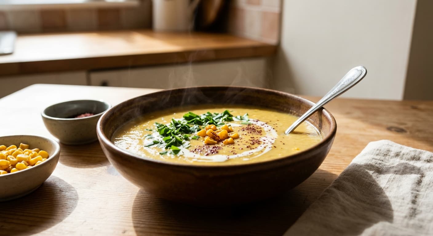 Soup-e Zorrat — Persian Sweet Corn Soup - authentic persian recipe