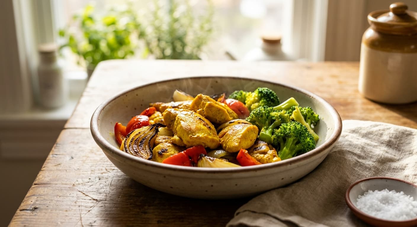 Joojeh Torsh — Zesty Turmeric & Lemon Chicken Skillet - authentic persian recipe